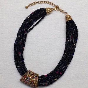 Chico's Brand Beaded Statement Necklace